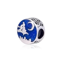 CKK бусина подвеска Стерлинговое Серебро 925 амулеты ювелирные изделия волшебный ковер езды Бусины Подходит Pandora браслет ювелирных изделий