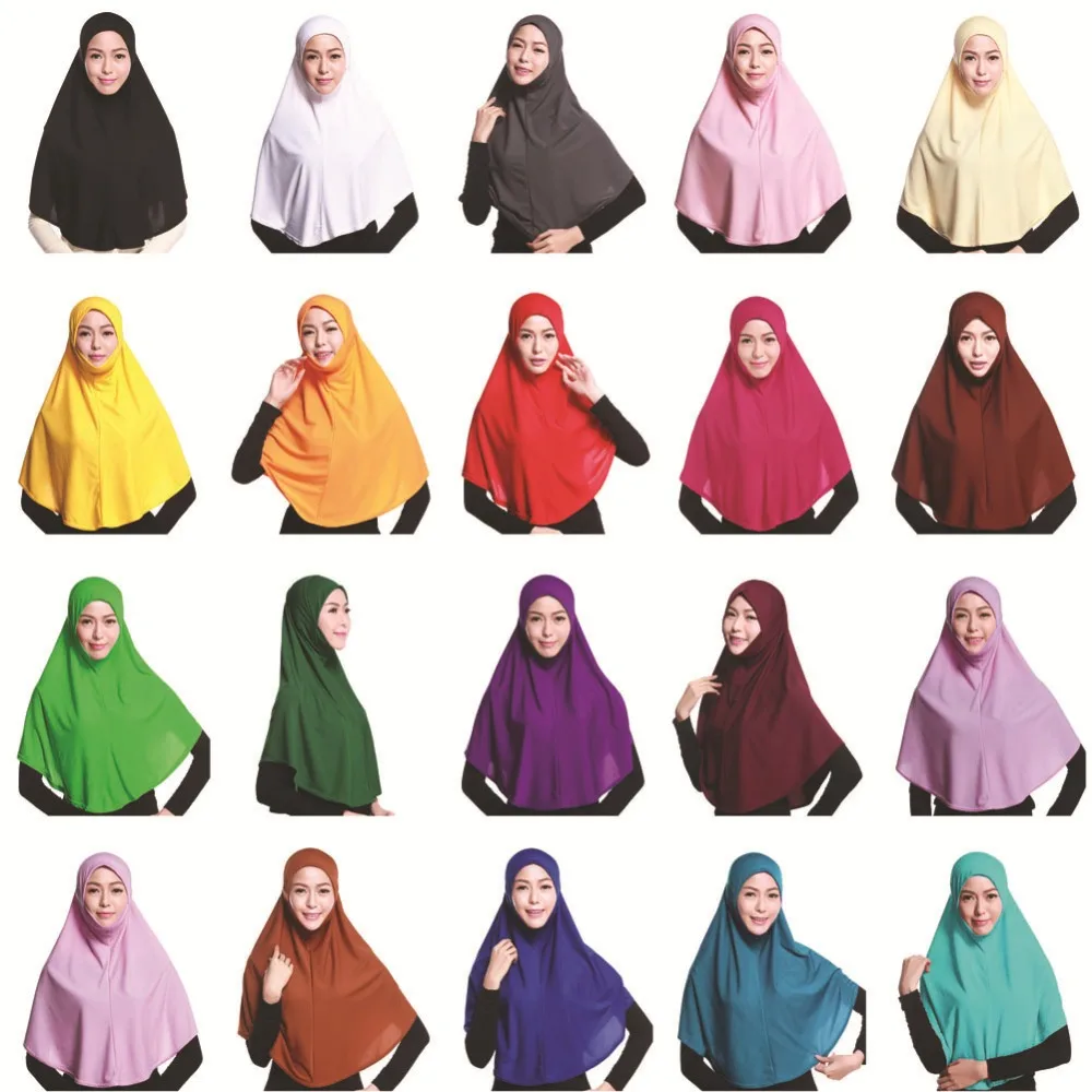 

1 pc Ladies Headband Hijab Islamic Scarves Bonnet Shawls Muslim Scarf Women Hijab Islamic 20 Colors high quality