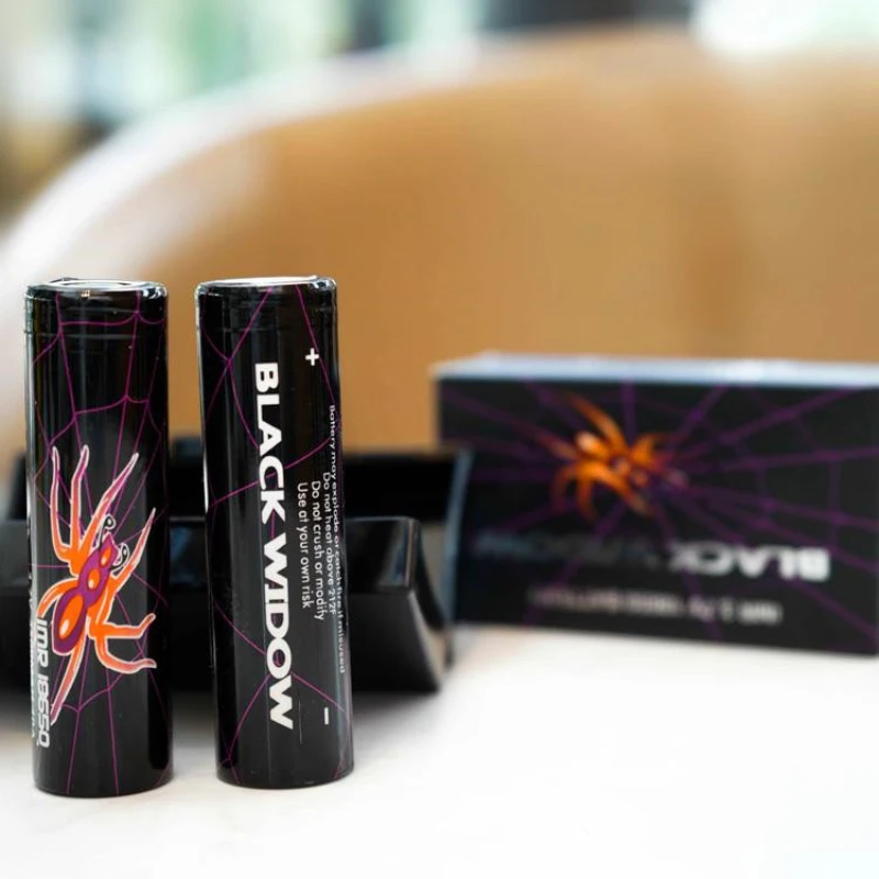 

2PCS ICL Black widow 18650 battery IMR 3.7V 3500mAh 40A rechargeable li-lon Flashlight Vape Electronic cigarette power battery