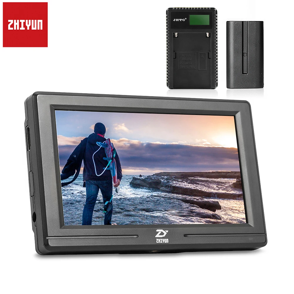 

Zhiyun 5.5" Mini Camera Monitor with HDMI Input Output IPS Full HD 1920x1080 with Battery LCD Monitoring for Gimbal Stabilizer