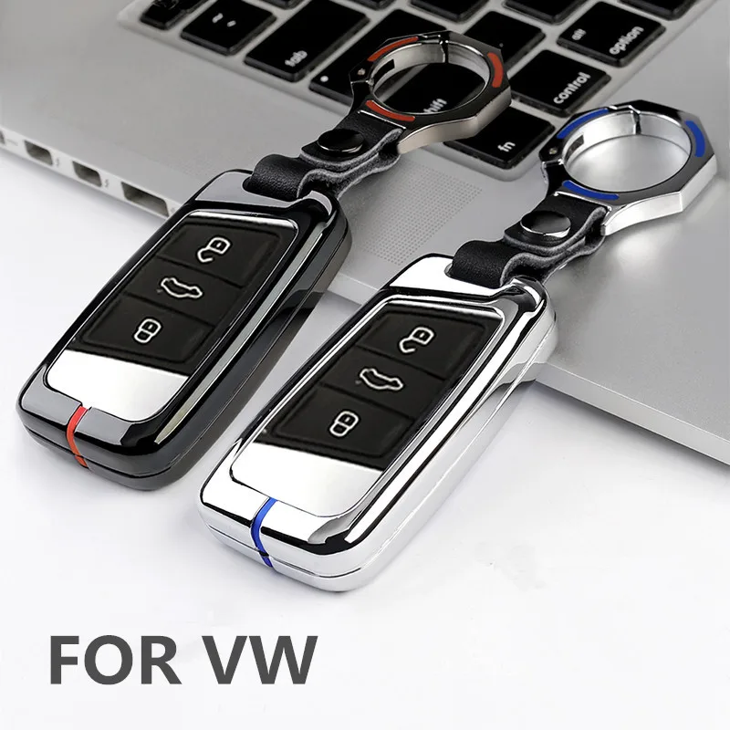

Zinc alloy Car Remote Key Cover Case For VW Magotan Passat B8 CC Teramont Skoda A7 Smart Remote Controller 3 Buttons