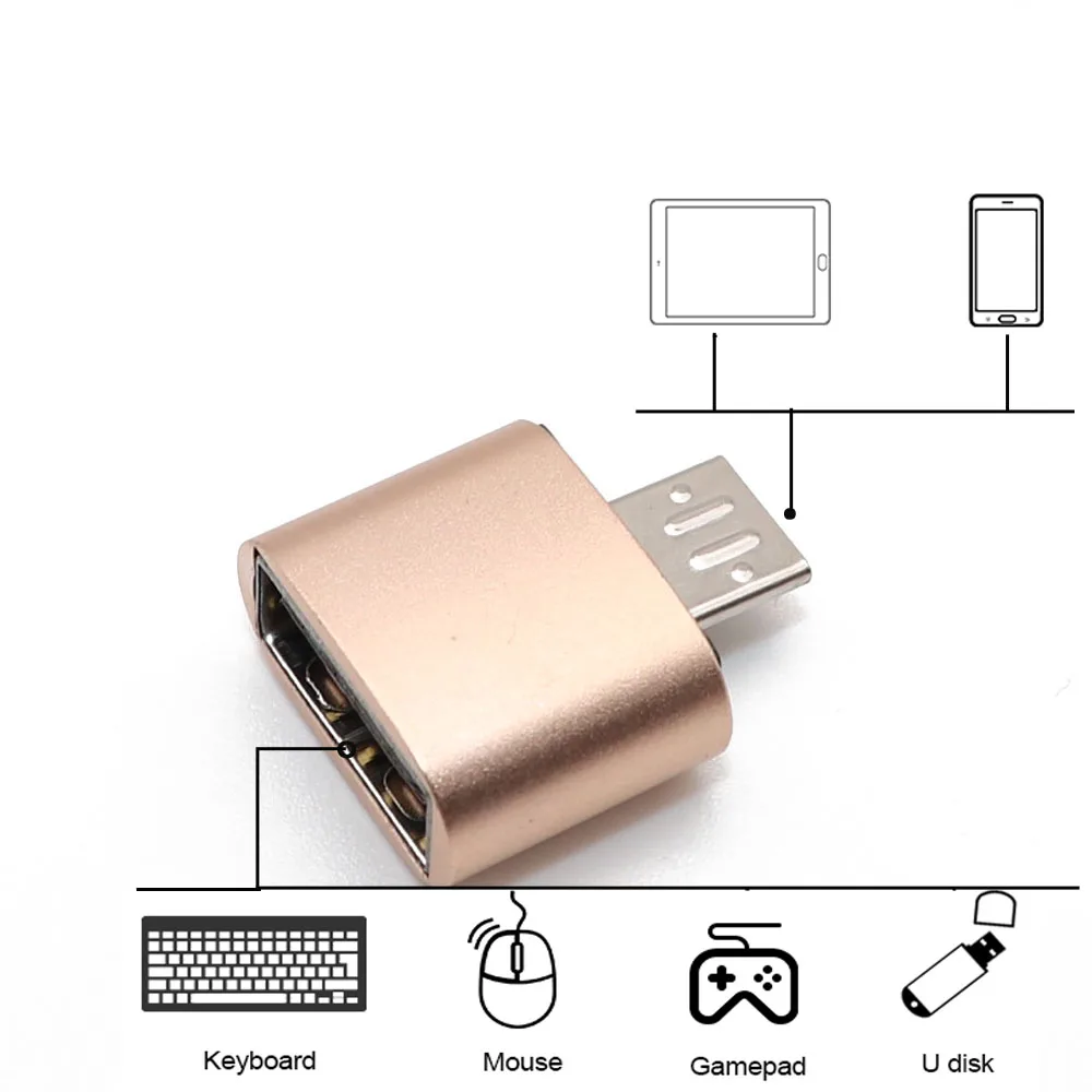 Адаптер Micro USB в OTG TingDong 1 шт. конвертер 2 0 для планшетных ПК флеш мыши и