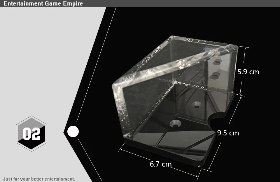Easytoday 1 шт. покер аксессуары сброса устройства покер переработки полки две карты покер Recycler акриловый прозрачный кристалл