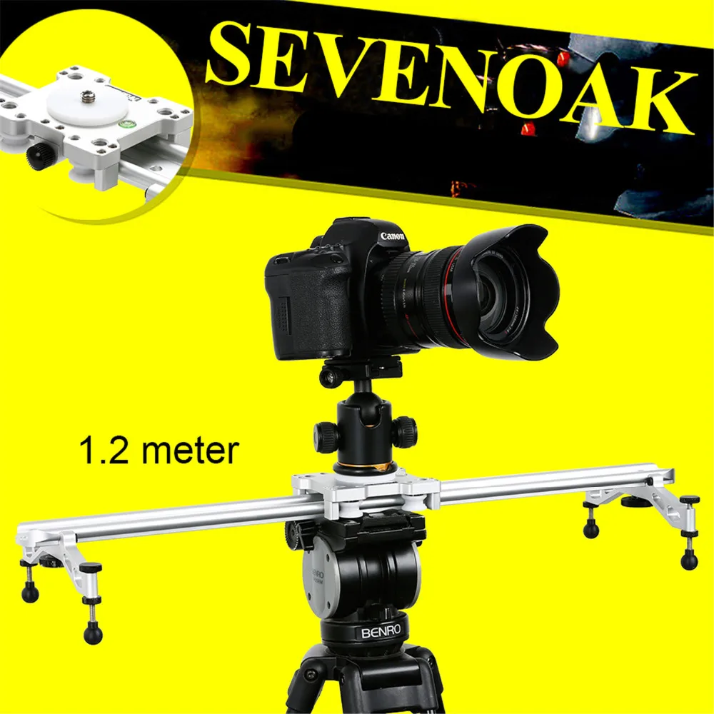 

Sevenoak SK-LS120 Camera Slider Steadycam for Gopro Canon 5D Mark II Nikon D3200 Sony Pentax Digital Cameras Video Camcorders