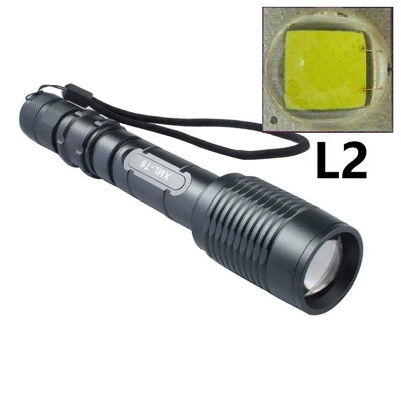 

bicycle light lamp Lanterns Torches Use 2x 18650 battery (no battery) XML-T6 L2 led Police Led flashlight torch