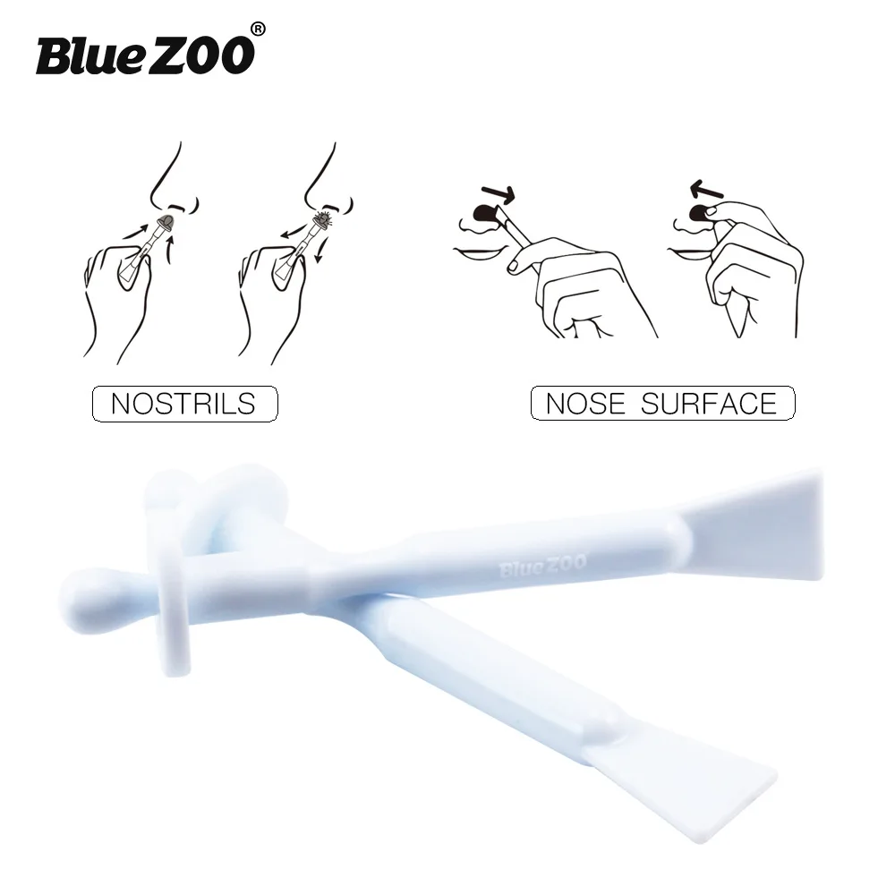Blue Zoo hair wax beans tools dual use face hair remover brush face cleansing nose hair trimmer for hard wax beans BZ106