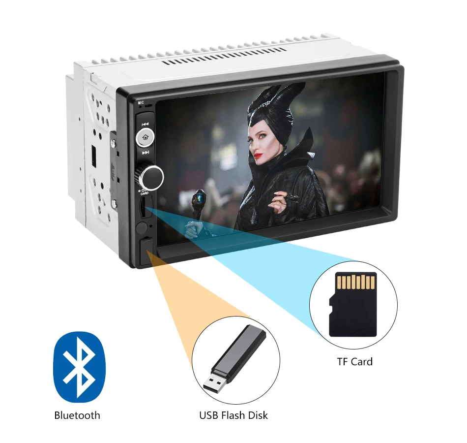 JMCQ " 1080 P Автомобильный Радио DVD GPS MP5 плеер цифровой сенсорный экран мультимедийный плеер 2 Din Авторадио RDS FM/AM навигация