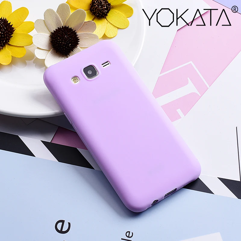 

Lovely Candy Color TPU Case For Samsung Galaxy J5 2015 J500F Solid Color Silicone Soft Gel Rubber Phone Case Back Cover Coque