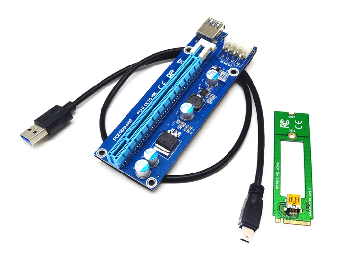 Новый M.2 NGFF к PCI E X16 слот для карт памяти майнинга M2 Удлинительный кабель SATA 6pin