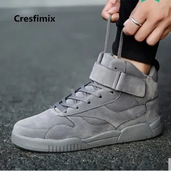 

Zapatos Hombre Male Fashion Comfortable Grey Autumn High Shoes Men High Quality Cool Street Shoes Man European Style Shoes E3080