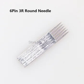

2017 Fashion 6Pong 3RL Round Tattoo Needle For Eyebrow Embroidery Special Design For Eyebrow Permanent Makeup Tattoo