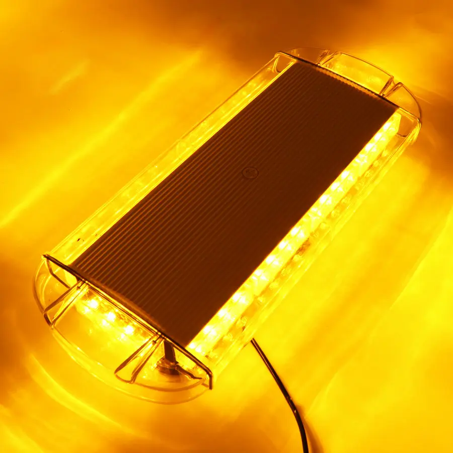 22/"40 LED Warn Emergency Beacon Tow Truck Response Strobe Light Bar Amber//Yellow