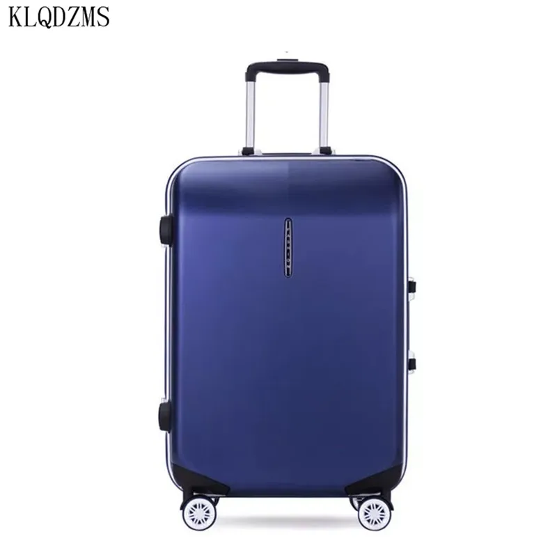 

KLQDZMS NEW style wear-resistant PC rolling luggage 20inch carry on travel suitcase 24inch consignment trolley bag with wheels