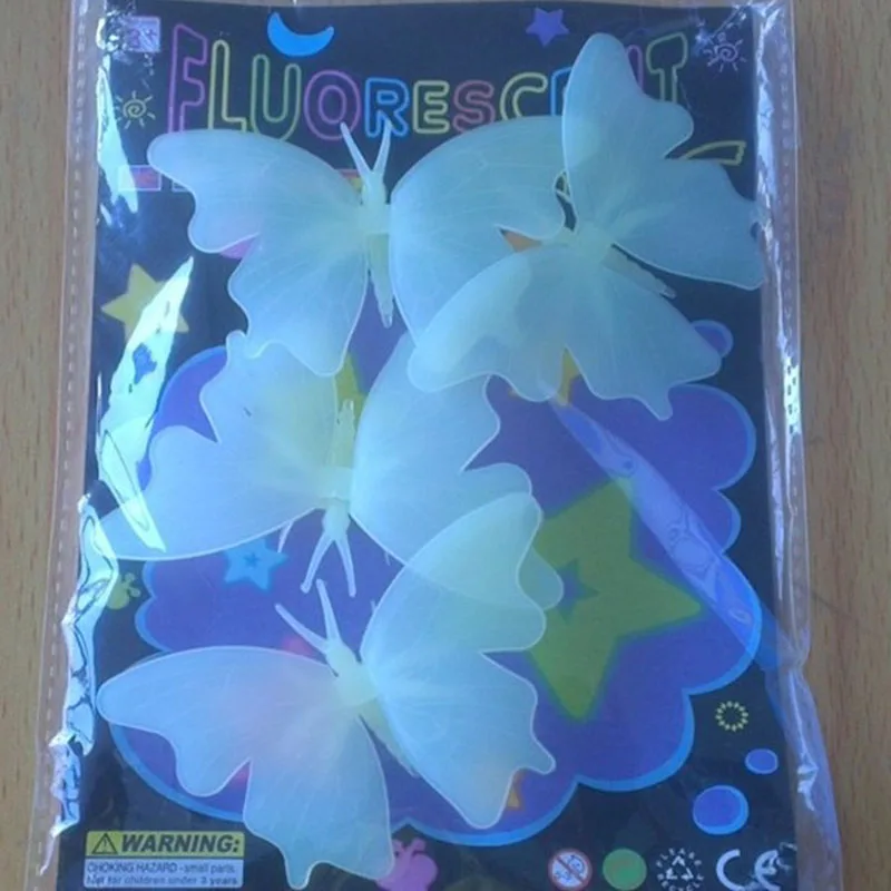 

1 Set Kawaii Luminous Toy Butterfly Glow In The Dark Toy Baby Nursery Children Gifts