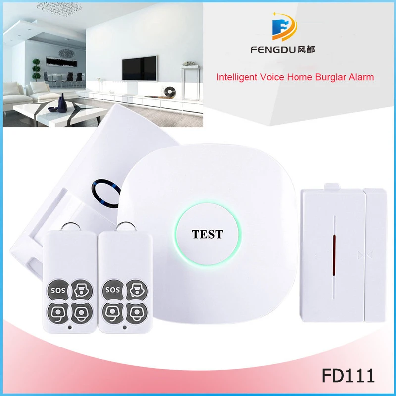 

Simple IOS Android APP Control Wireless SIM GSM Home Burglar Security GSM Alarm System Sensor with door sensor motion detector