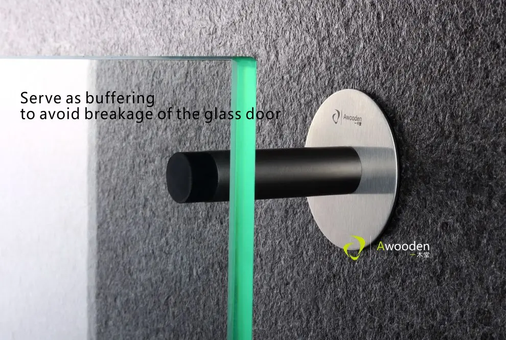 Awooden дверная пробка с дверным крюком сверхмощный Превосходное качество предотвращает столкновения двери бесплатно ногтей винты установка