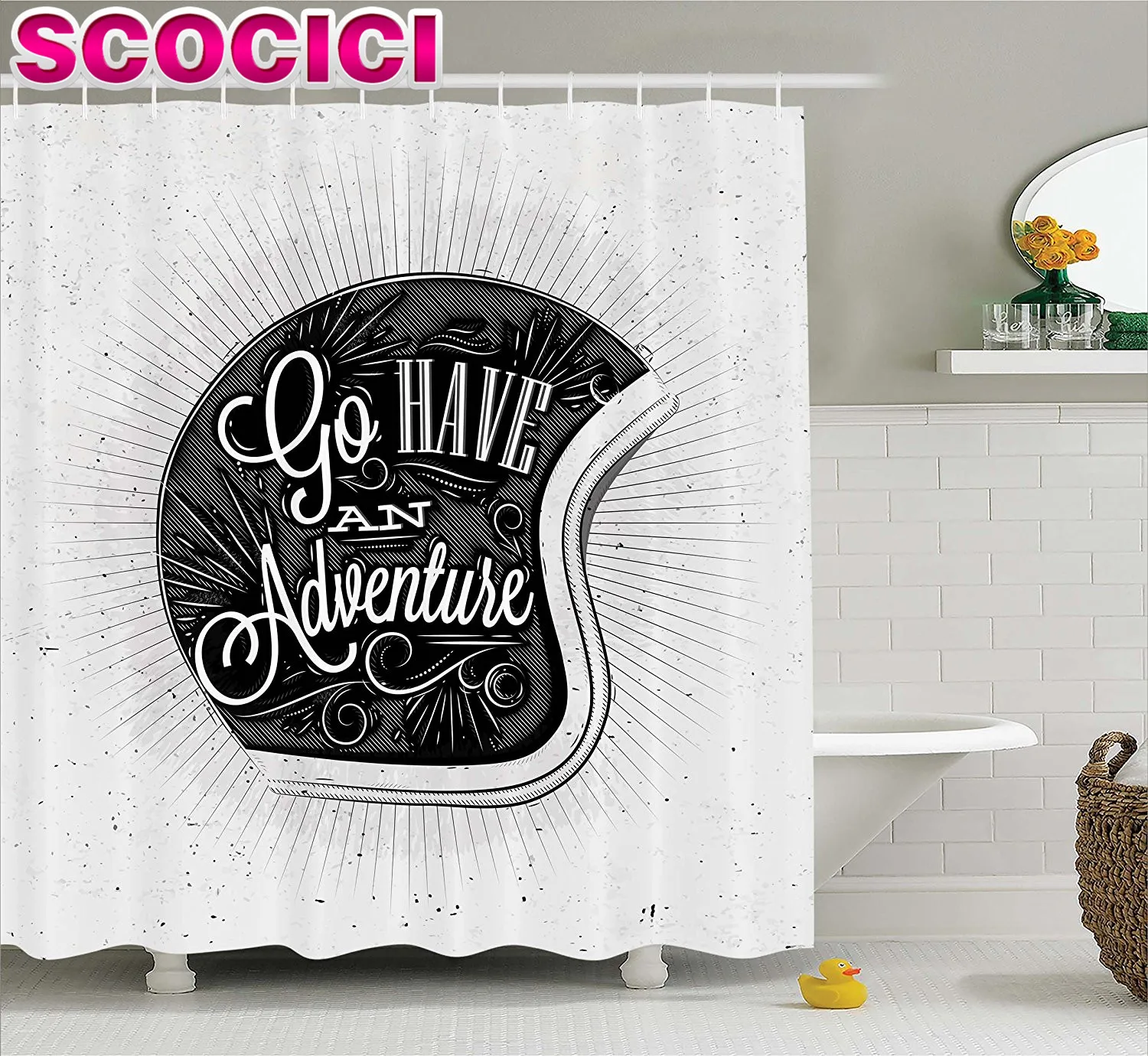 Popular Graphic Shower Curtainsbuy Cheap Graphic Shower Curtains - Vintage Decor Shower Curtain Motorcycle Figure With Adventure Quote Andornate Lines Contemporary New Graphic Fabric popular graphic shower curtainsbuy cheap graphic shower curtains - vintage decor shower curtain motorcycle figure with adventure quote andornate lines contemporary new graphic fabric
