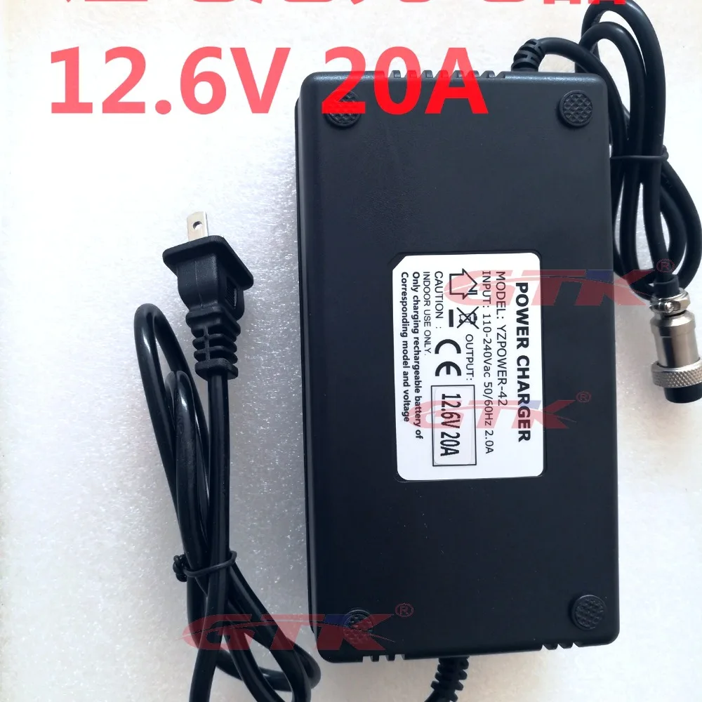 12v 20A 3s 12,6 v 4S 14,6 v литиевая умная батарея зарядное устройство 12V 20A для литий-ионных полимерных lifepo4 не свинцово-кислотных батарей 220V AC+ зажим