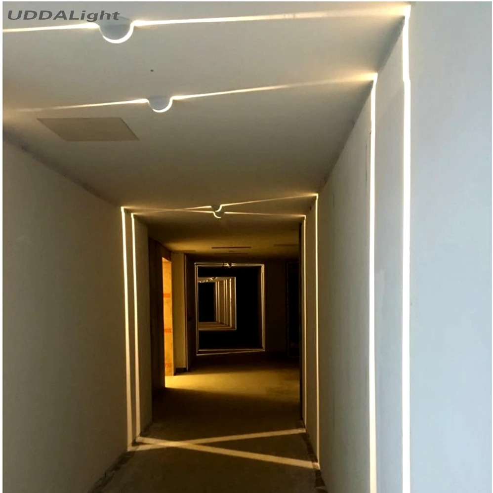 Ceny CREE led do montażu na ścianie wpuszczane lampy ścienne efekt artystyczny lampa okienna