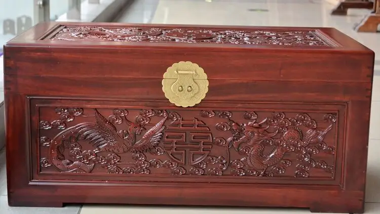 Camphor Wood Furniture Double Hiness Camphorwood Box Hand Carved Camphor Wood Furniture Double Hiness Camphorwood Box Hand Carved Dragon Wedding Dowry And Fur Storage