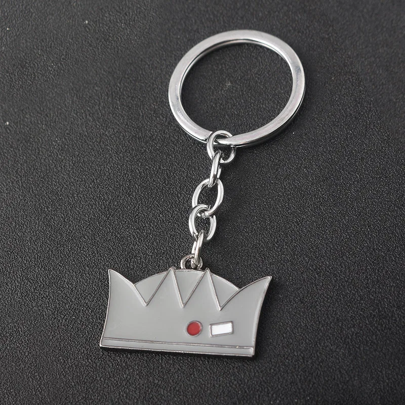 

RJ New RIVERDALE Grey Crown Pendants Keychains High Quality Rock Band Music Car Bag Keyring Men Women Best Gift Jewelry