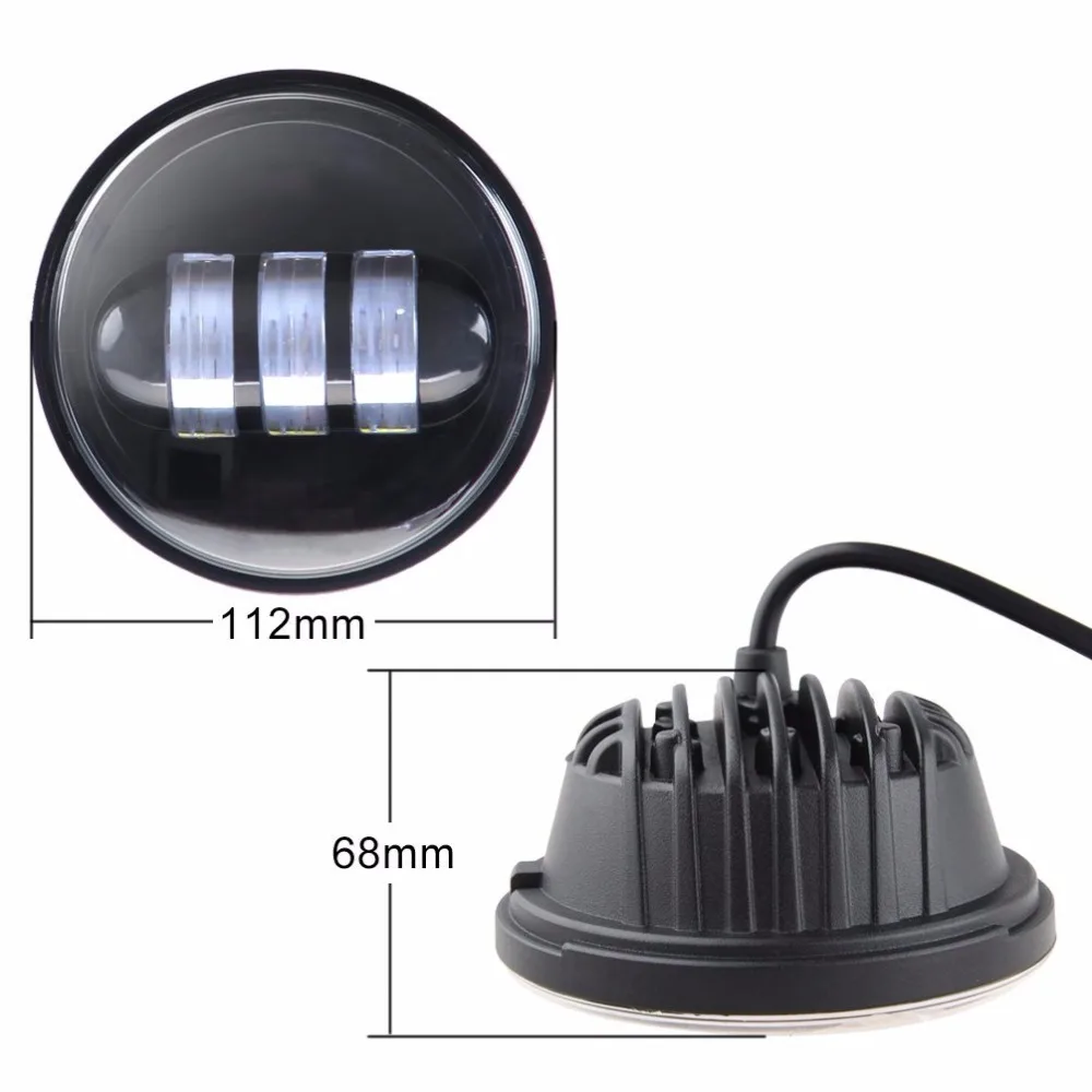 LED Auxiliary Lights Fits Harley Motorcycles ( Free Shipping Two 4.5