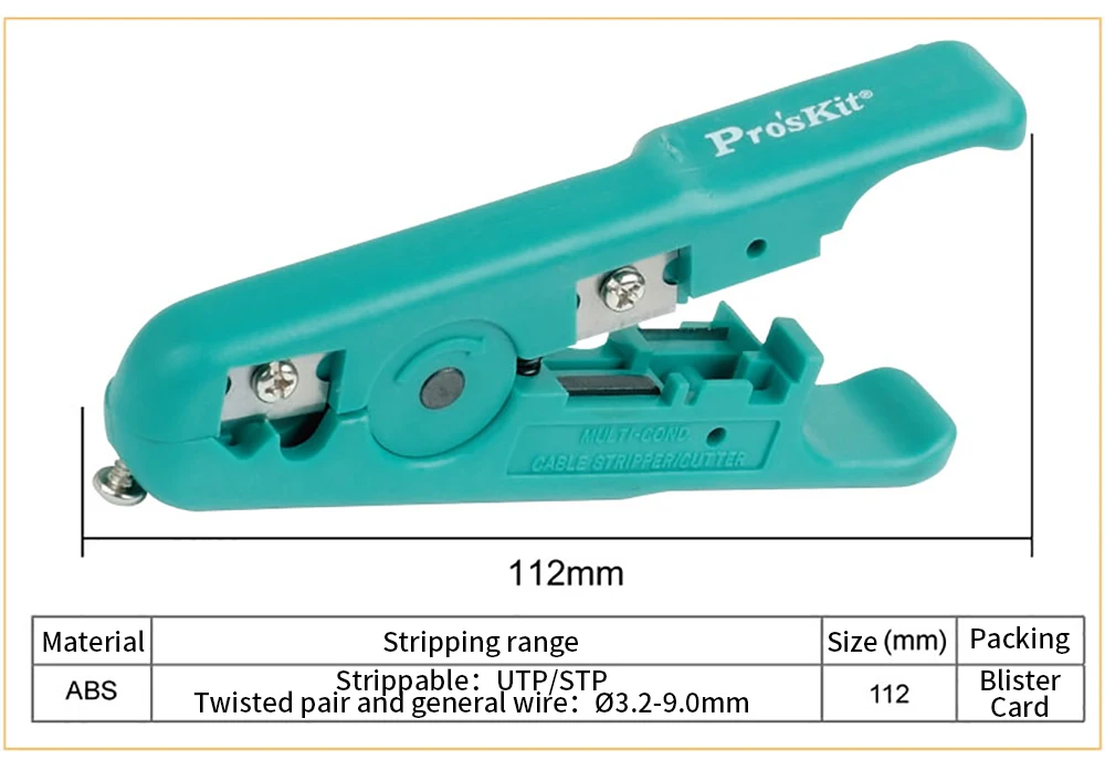 ProsKit 6PK-501 utp/STP сеть для зачистки снимаемая кабель/телефонной линии/Провода