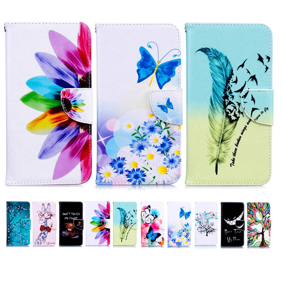 

Luxury Case For Nokia 6 5 3 1 2 8 2018 Case Flip Wallet PU Leather Painted Cases For Nokia 3310 2017 Cover with Stand Card slot