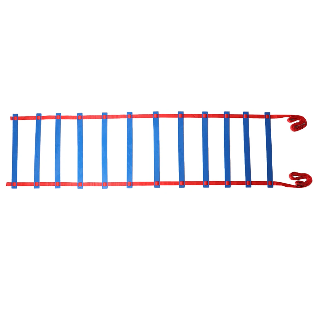 Agility Training Ladder Anti-Slip Rubber Speed Training Equipment Flat Rung for Football Running Soccer Training Aids