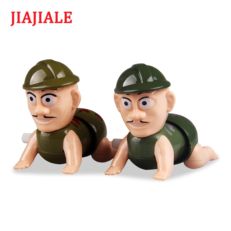 

JIAJIALE Humor bald strong toy spiral pull back drive children's toys gifts gifts decorative toys 2 color cute head strong