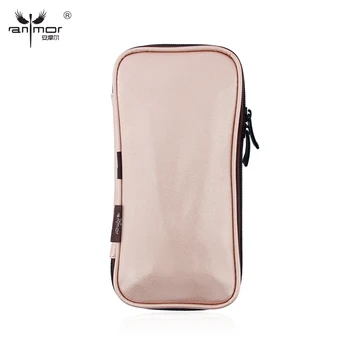 

Professional Makeup Brushes Bag Holder Beauty Pink PU Leather Cosmetic Brushes Traval Storage Case