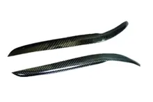 Fibra De carbono Eyebrow Pálpebra Corrida Decore Body Kit do Amortecedor Dianteiro de Fibra Brilhante Guarnição Acessórios Do Carro Apto Para Impreza GC 1992 -2000