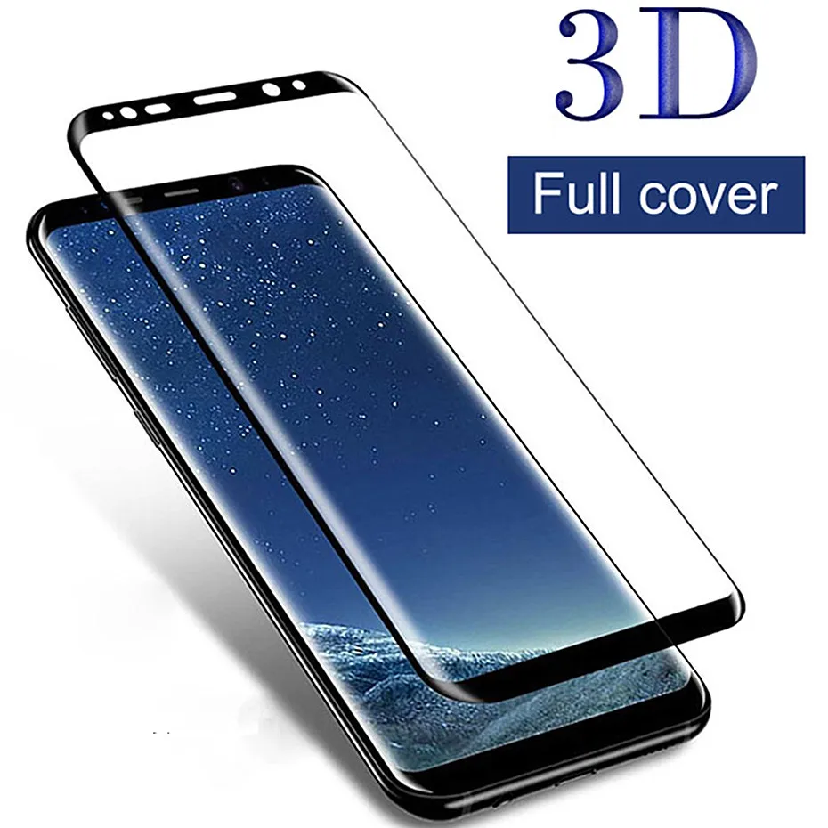 

9h tempered glass for Samsung S8 galaxy S8 plus 3d full cover screen protector on samsung s9 galaxy s9 plus glass film