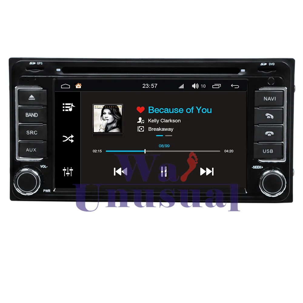 Discount WANUSUAL 6.2" WINCA S190 Android 7.1 Quad Core 2G+16G Car Multimedia Player for Toyota old Corolla with GPS BT WIFI 1024*600 Map 4