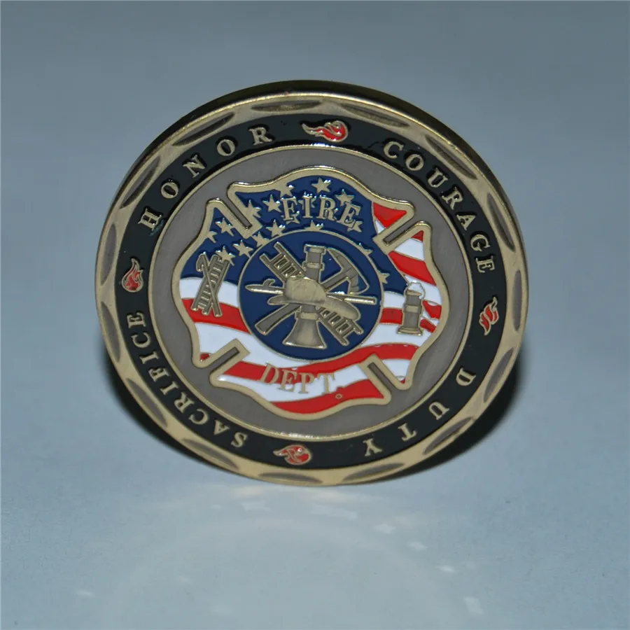 Пожарный вызов монета Святой Флориан патрон пожарных католик