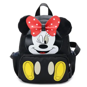 

Fashion Pink Minnie Girls School Bag Cute Cartoon Kindergarten Preschool Schoolbag For Children Kids Backpack Bags
