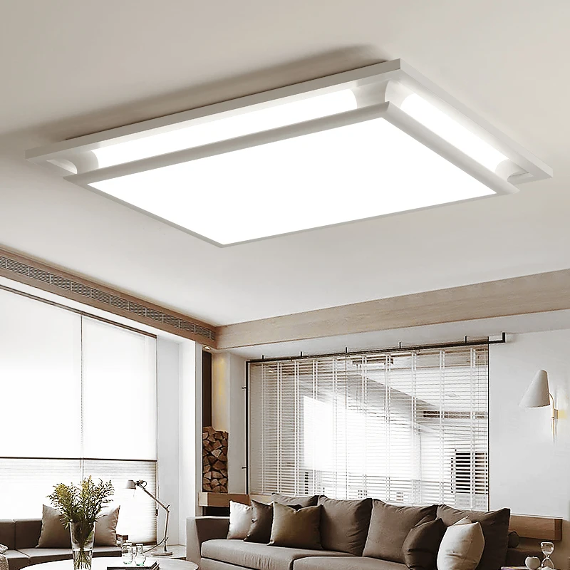 

Surface mounted modern led ceiling lights for living room bedroom study square simple aluminum acrylic lamp luminaria led teto