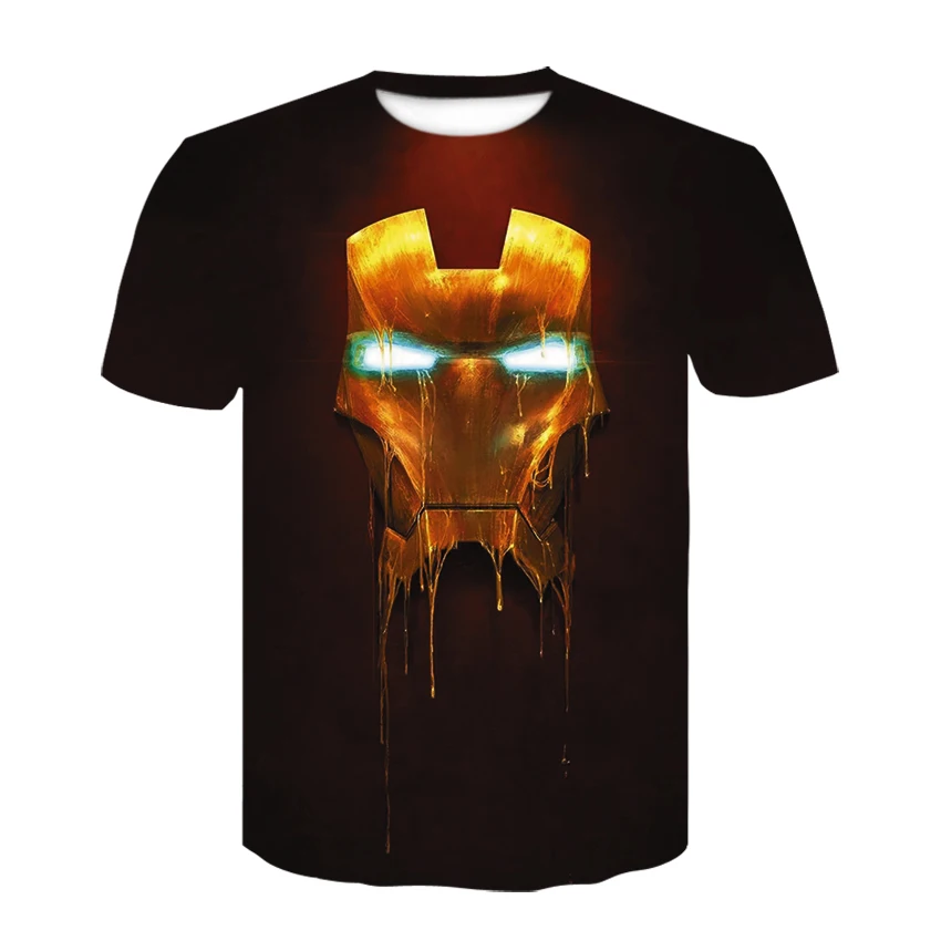 

Devin Du 2019 Marvel Avengers 3 Iron Man 3D Print T-shirt Men/Women Superhero black T shirt fitness Clothing Man's Tops Tee