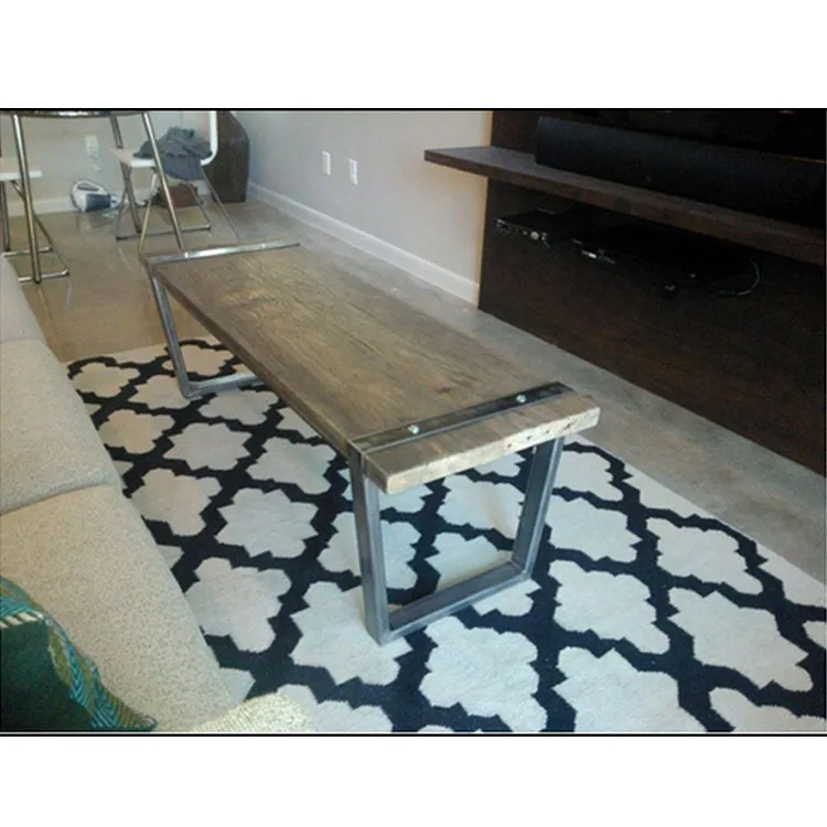 American Country Can Be Customized Wrought Iron Benches Wood Bench