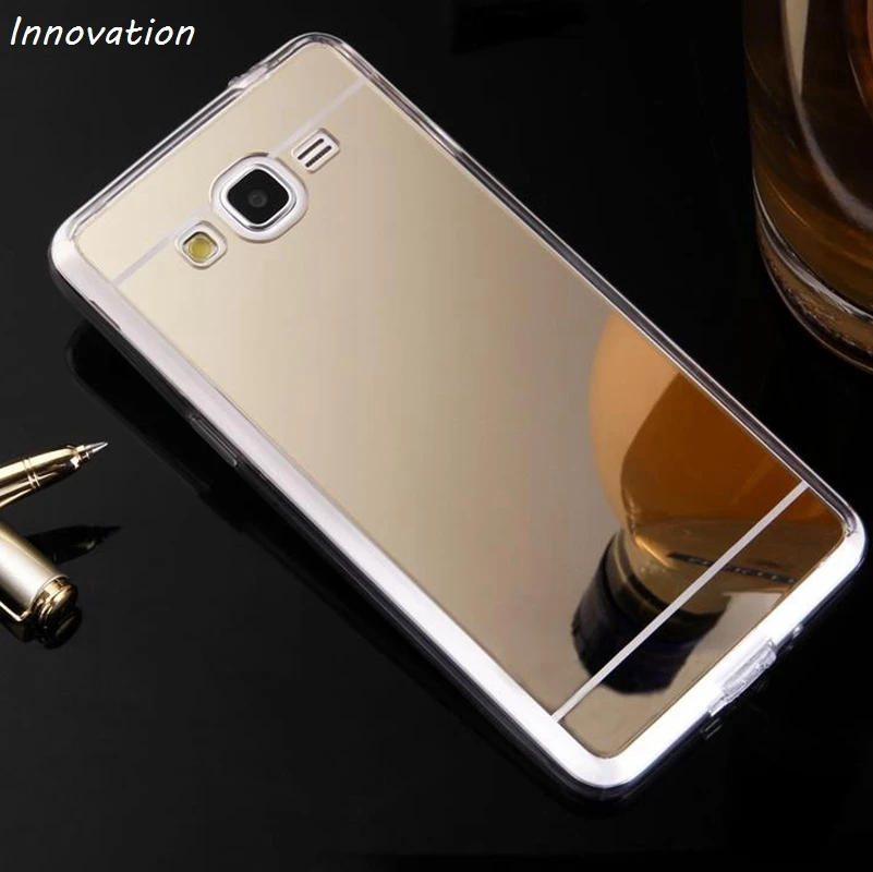Зеркальный мягкий чехол из ТПУ силиконовые чехлы для телефонов Samsung Galaxy S7 Edge A3 A5 A7