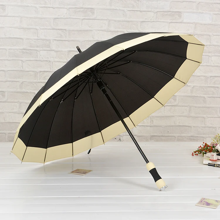 16 16k umbrella large size plus long handled automatic umbrellain