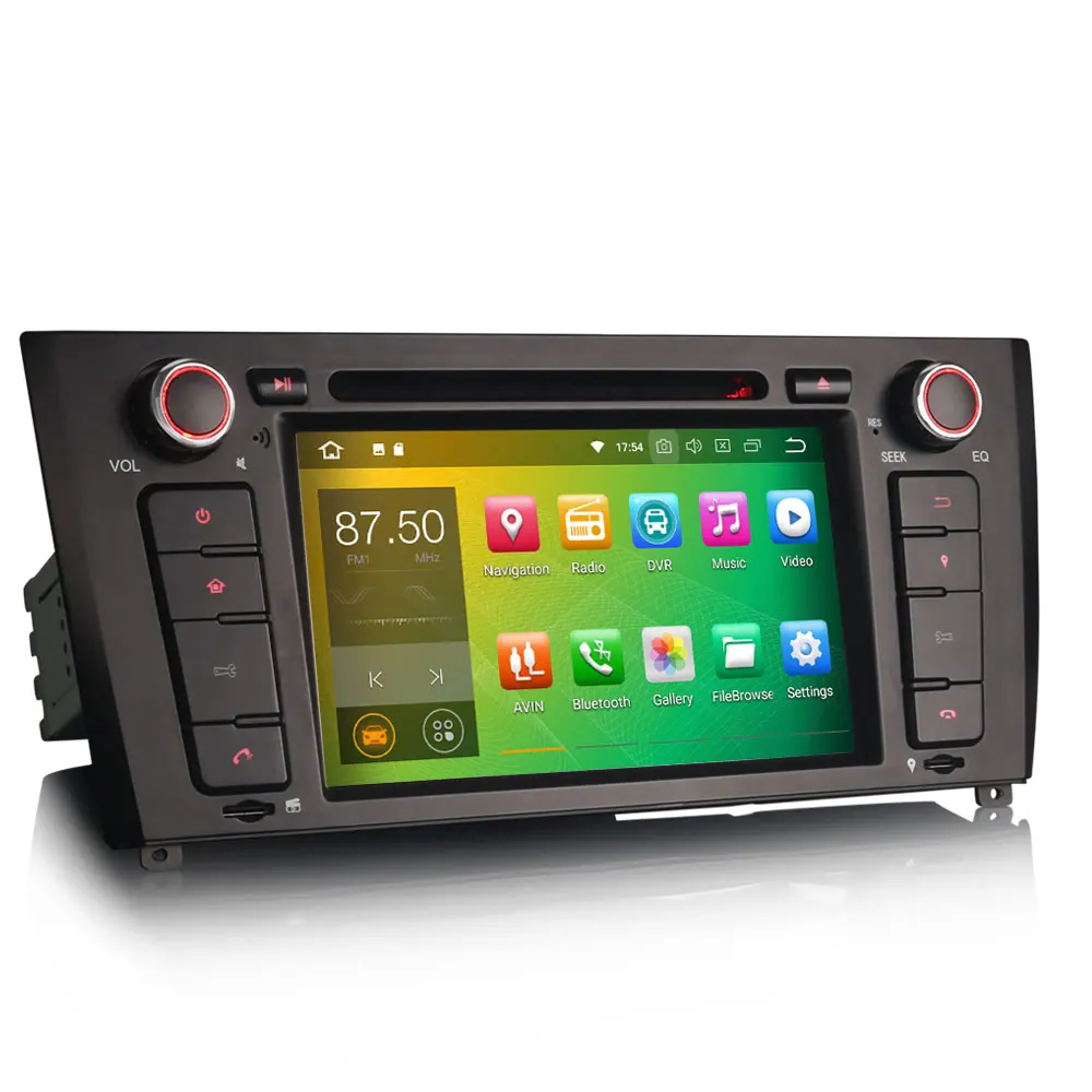 Best 7" Android 9.0 OS Car DVD Multimedia GPS Radio for BMW E81 2007-2012 & E82 2007-2013 & E88 2007-2014 with Split Screen Support 3