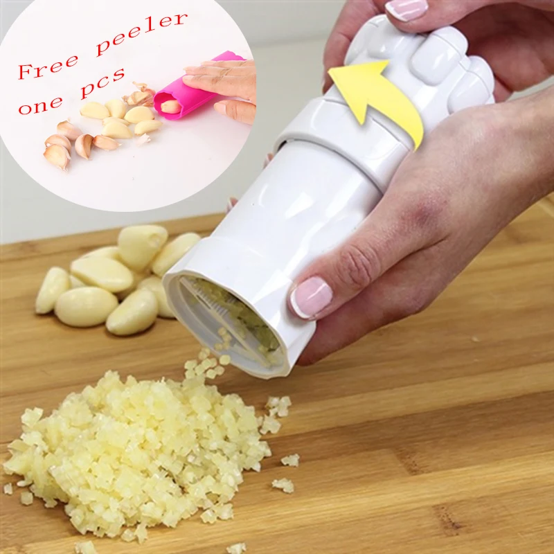 LIRUIKA Garlic Presses Kitchen Gadgets Chopper Cutter Garlic Grinding