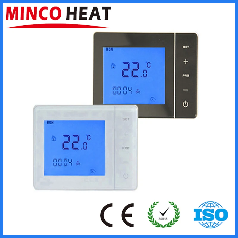 Us 24 95 41 Off 110v 230v Touch Screen Thermostat Floor Warming Lcd Display Programmable Room Fahrenheit Display Temperature Controller In Floor