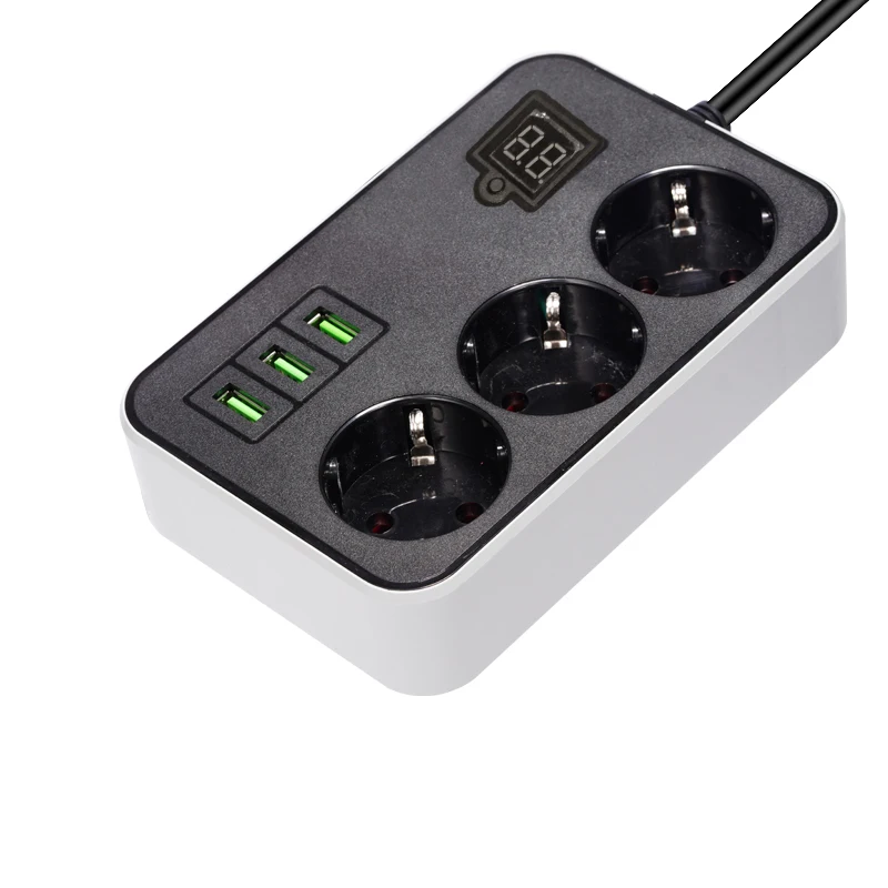 Новинка напротив стены USB Мощность гнездо Спальня таймер переменного тока 110V 250V