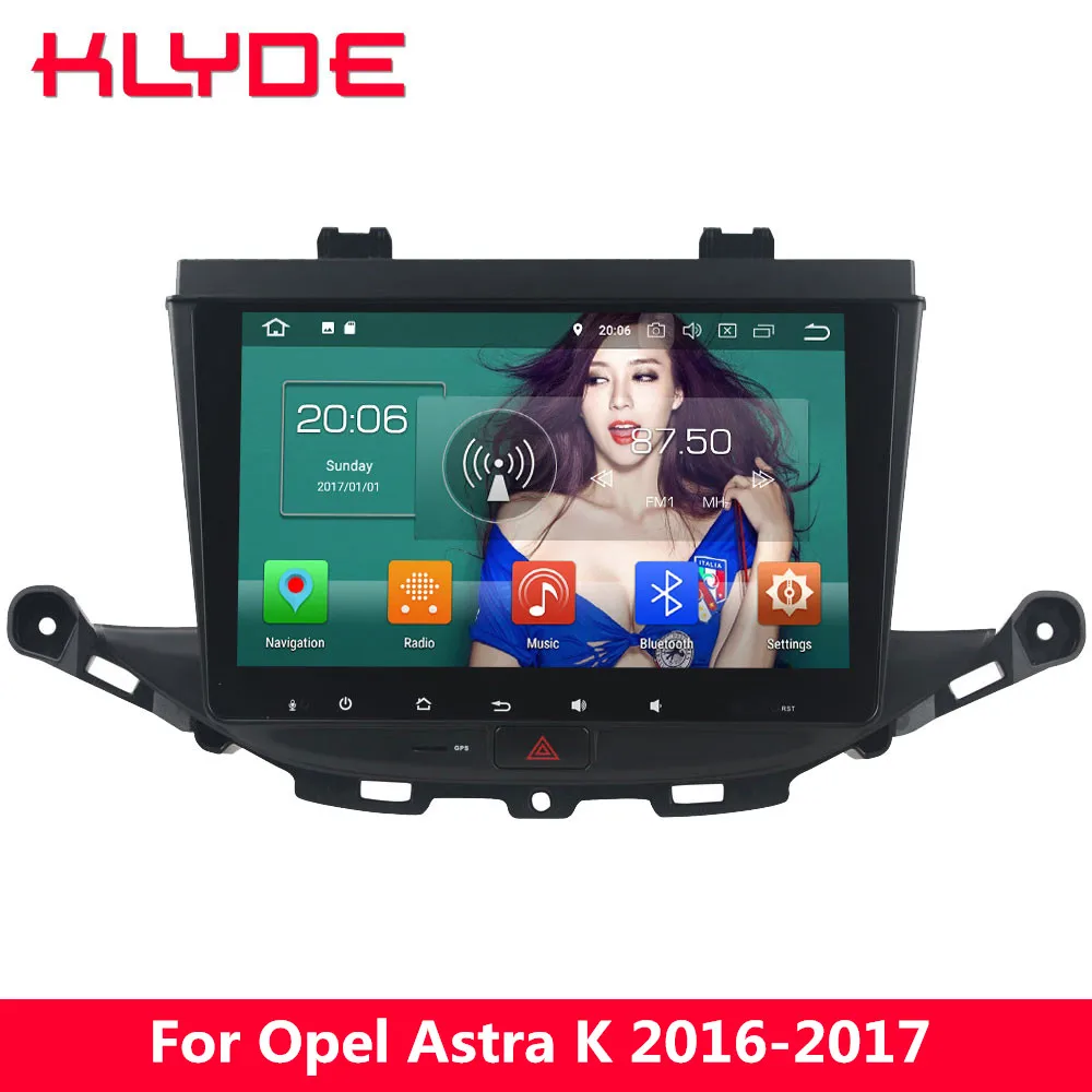 

KLYDE 9" IPS 4G WIFI Octa Core Android 8.0 4GB RAM 32GB ROM Car DVD Multimedia Player GPS Navigation For Opel Astra K 2016 2017