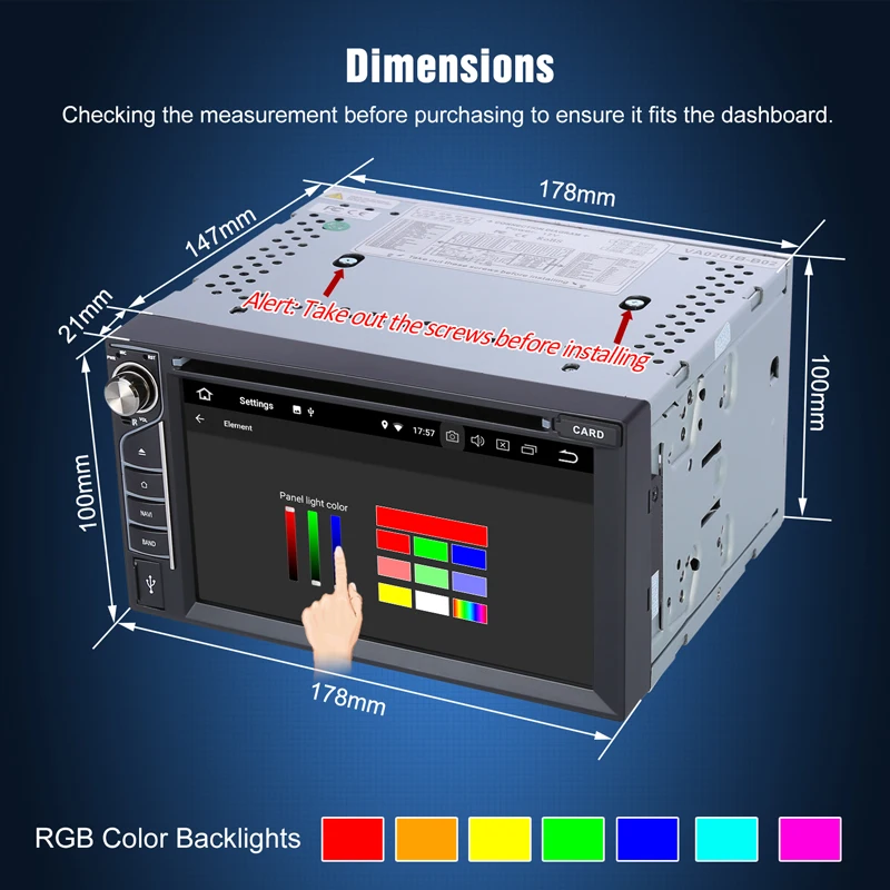 Clearance Pumpkin 2 Din 6.2