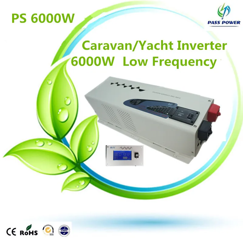 

2016 Factory Sell 6000w Pure Sine Wave Solar inverter Industrial Level low frequency inverter 6000w