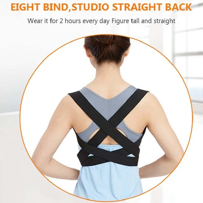 OPER Корректор осанки пояс дети Назад Осанки горбатый Регулируемый бандаж плечо