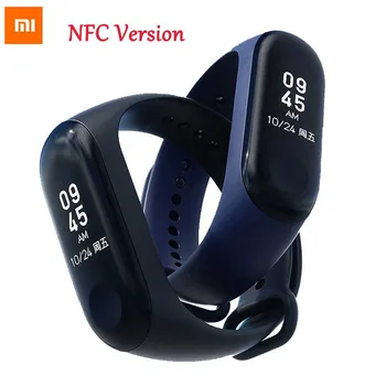 

In stock Xiaomi Mi band 3 NFC Version Smart band Wristband Bracelet Mi band 3 OLED Display Miband 3 Fitness Tracker Waterproof